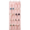 image:imageDormCo Hanging OverTheDoor Shoe Pockets TUSK College Storage Rose Quartz  Essential Dorm Supplies for College Freshmen Necessities