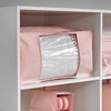 image:imageDormCo Jumbo Storage with Clear View  TUSK College Storage  Rose Quartz