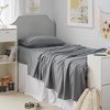 image:imageDormCo Microfiber Twin XL Bedding Sheet Set  Ultimate Gray