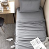 image:imageDormCo Microfiber Twin XL Bedding Sheet Set  Ultimate Gray