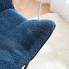 image:imageDormCo Oversized Butterfly Chair  Comfy Cozy Classic GrayNightfall Navy