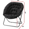 image:imageDormCo Papasan Moon Chair  Black