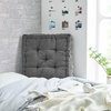image:imageDormCo Rainha  Classic Tufted Cushion  Dark Gray