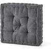 image:imageDormCo Rainha  Classic Tufted Cushion  Dark Gray
