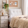 image:imageDormCo Rainha  Lounger Tufted Twin XL Headboard Pillow  White