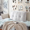 image:imageDormCo Rainha  Plush Tufted College Headboard  Light Gray