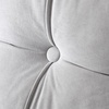 image:imageDormCo Rainha  Plush Tufted College Headboard  Light Gray