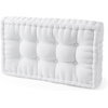 image:imageDormCo Rainha  Ultra Thick Tufted Floor Pillow  Peachy PinkPure White