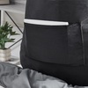 image:imageDormCo Rainha College Bedrest Reading Pillow  Black