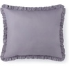 image:imageDormCo Rainha Cotton Dutch Ruffled Euro amp Bolster Pillow Set  Taupe Gray  Dorm Supplies for College Freshmen Essentials