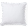image:imageDormCo Rainha Cotton Dutch Ruffled Euro amp Bolster Pillow Set  White  Dorm Supplies for College Freshmen Essentials