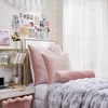 image:imageDormCo Rainha Velvet Dutch Euro amp Bolster Pillow Set  Calm Pink  Dorm Supplies for College Freshmen Essentials