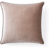image:imageDormCo Rainha Velvet Dutch Euro amp Bolster Pillow Set  Mocha  Dorm Supplies for College Freshmen Essentials