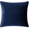 image:imageDormCo Rainha Velvet Dutch Euro amp Bolster Pillow Set  Navy  Dorm Supplies for College Freshmen Essentials