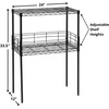 image:imageDormCo Suprima Mini Desktop Carbon Steel Bookshelf  Small Version  Gunmetal Gray