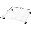 image:imageDormCo Suprima Rolling Underbed Square Shelf  White