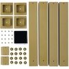 image:imageDormCo Suprima Ultimate Height Bed Risers  Carbon Steel  Gold