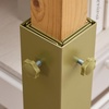 image:imageDormCo Suprima Ultimate Height Bed Risers  Carbon Steel  Gold
