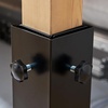 image:imageDormCo Suprima Ultimate Height Black Bed Risers  Carbon Steel