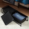 image:imageDormCo Suprima Underbed Storage  Lidded 2 Section  WhiteBlack