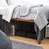 image:imageDormCo Suprima Underbed Storage  Lidded 2 Section  WhiteBlack