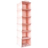 image:imageDormCo TUSK 3Piece College Closet Hanging Shelves Set  Rose Quartz Pink  Essential Dorm Supplies for College Freshmen NecessitiesRose Quartz