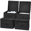 image:imageDormCo TUSK Jumbo Storage Box 4Pack  Black