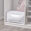 image:imageDormCo TUSK Jumbo Storage with Clear View 4Pack  Rose QuartzWhite