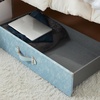 image:imageDormCo Texture Brand  Rolling Under Bed Storage Drawer  Jeans Blue