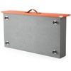 image:imageDormCo Texture Brand  Rolling Under Bed Storage Drawer  Orange