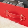 image:imageDormCo Texture Brand  Rolling Under Bed Storage Drawer  Red
