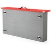 image:imageDormCo Texture Brand  Rolling Under Bed Storage Drawer  Red