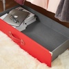 image:imageDormCo Texture Brand  Rolling Under Bed Storage Drawer  Red