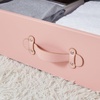 image:imageDormCo Texture Brand  Rolling Under Bed Storage Drawer  Rose Quartz