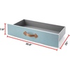 image:imageDormCo Texture Brand  Rolling Under Bed Storage Drawer  Smokey Lavender Ostrich