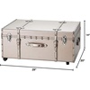 image:imageDormCo Texture Brand Trunk  Glitter Gold 29L x 20W x 14H