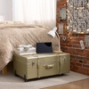 image:imageDormCo Texture Brand Trunk  Glitter Gold 29L x 20W x 14H