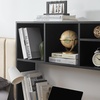 image:imageDormCo The College Cube  Desk Bookshelf  Black Color