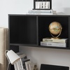image:imageDormCo The College Cube  Desk Bookshelf  Black Color