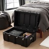 image:imageDormCo The Iron Brick Trunk  STRONGEST Trunk  GrayBlack