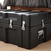 image:imageDormCo The Iron Brick Trunk  STRONGEST Trunk  GrayBlack