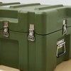 image:imageDormCo The Iron Brick Trunk  STRONGEST Trunk  GrayForest Green
