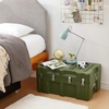 image:imageDormCo The Iron Brick Trunk  STRONGEST Trunk  GrayForest Green
