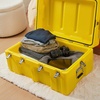 image:imageDormCo The Iron Brick Trunk  STRONGEST Trunk  GrayYellow