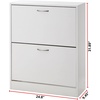 image:imageDormCo Yak About It  White Double Door Shoe Cabinet