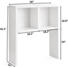 image:imageDormCo Yak About It Double Cube Thick  Desk Bookshelf Hutch  White