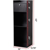 image:imageDormCo Yak About It Extra Tall Bookcase Table  Black