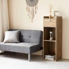 image:imageDormCo Yak About It Extra Tall Bookcase Table  Rustic