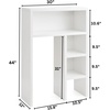 image:imageDormCo Yak About It Extra Tall Thick  Desk Bookshelf Hutch  White