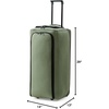 image:imageGomie  Duffle Laundry Bag with Wheels  Olive Drab